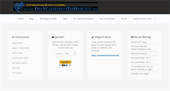 Desktop Screenshot of diewahrheitimherzen.net