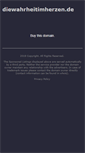 Mobile Screenshot of diewahrheitimherzen.de