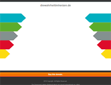 Tablet Screenshot of diewahrheitimherzen.de